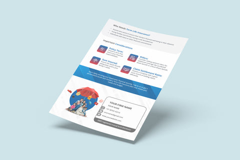 Term Insurance Brochures (1000 nos)
